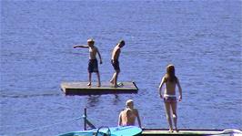 Swimming in Storavatnet